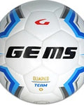 Pallone da calcio Gems Olimpico Team numero 4 bianco e azzurro