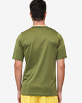 Maglia Givova Shirt Army Interlock - VERDE MILITARE/GIALLO FLUO