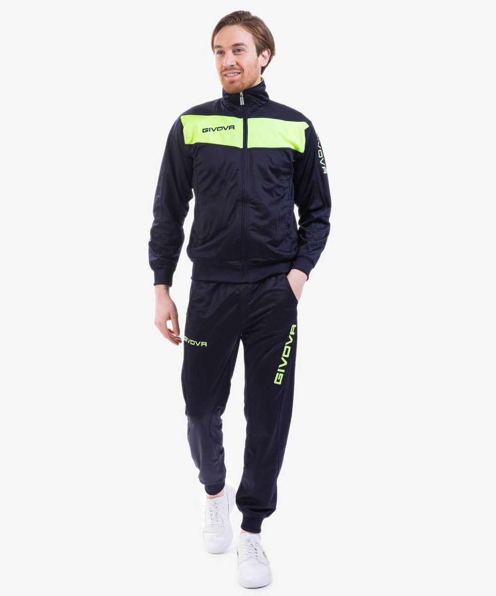 nero giallo fluo Givova Tute Planet Sport Italia