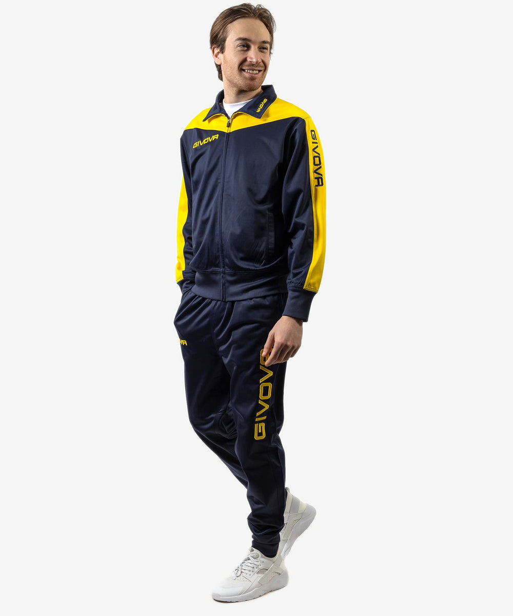 blu giallo Givova Tute Planet Sport Italia