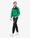 Tuta Givova Visa Triacetato verde/nero — tuta da rappresentanza per squadra