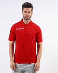 Polo Givova Cotone Piquet Summer rosso — polo sportiva per allenamento e tempo libero