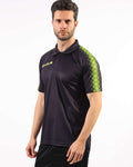 Polo Givova Club - NERO/GIALLO FLUO