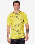 Maglia Givova Grafite Interlock giallo/nero — maglia da gara e allenamento calcio