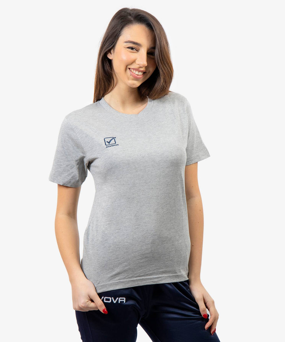 GRIGIO MELANGE CHIARO Givova Maglie e T-Shirt Planet Sport Italia