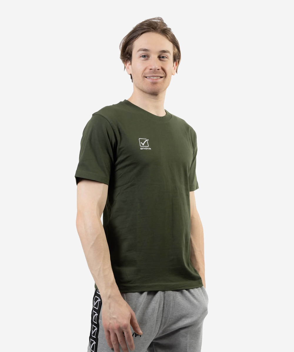 VERDE MILITARE Givova Maglie e T-Shirt Planet Sport Italia