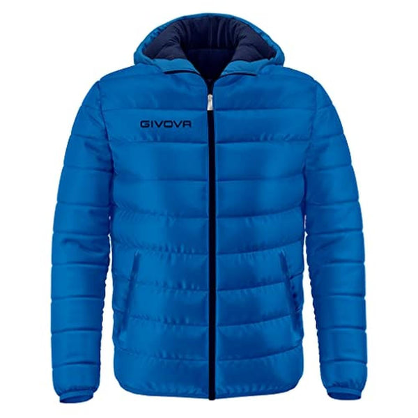 Giubbotto Givova Olanda azzurro/blu — giacca sportiva da squadra per calcio Givova Planet Sport Italia
