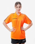 Polo Givova Club - ARANCIO FLUO/NERO