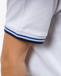 Polo Givova Cotone Piquet Action - BIANCO/BLU