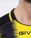 Maglia Givova Shirt Stripe M/C Interlock - GIALLO/NERO
