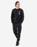 Tuta Givova Italia 100 Uomo in Felpa nero — tuta in felpa per il dopo allenamento