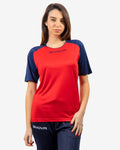 Maglia Givova Capo Interlock rosso/blu — maglia da gara e allenamento calcio