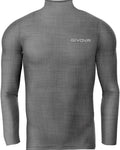 Maglia Givova Corpus 3 Lupetto Intima Elastico ML grigio scuro — maglia intima tecnica per allenamento