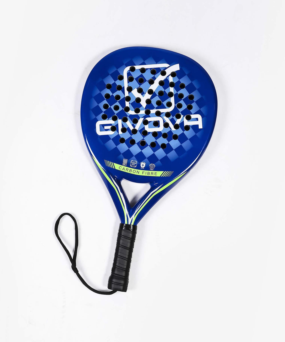 Racchetta da padel Givova Attacco azzurra e giallo fluo Givova Racchette Padel Planet Sport Italia