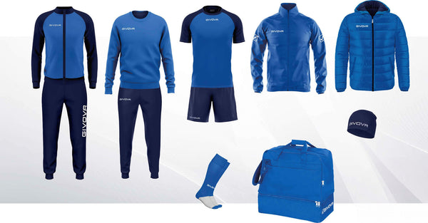 Box Cuba Azzurro Blu - Composizione A Givova Planet Sport Italia