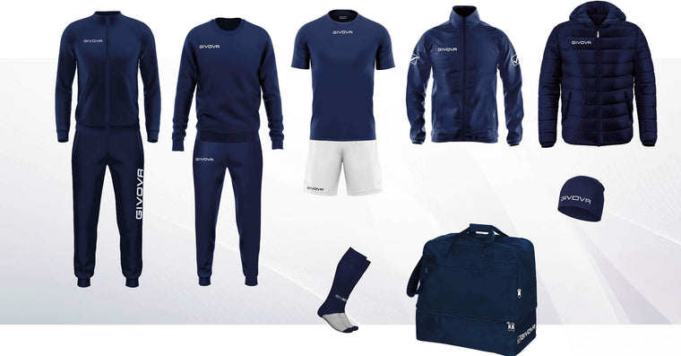 Box Cuba Blu/Bianco composizione A