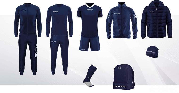 Box Cuba Blu/Bianco composizione B