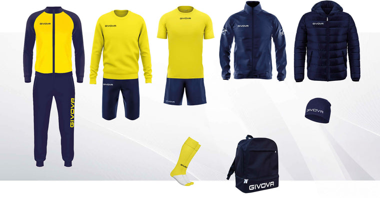 Box Cuba Giallo/Blu composizione C