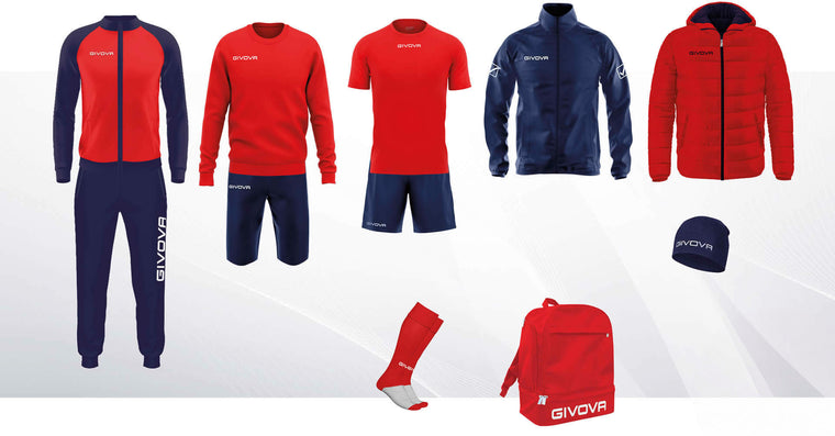 Box Cuba Rosso/Blu composizione C