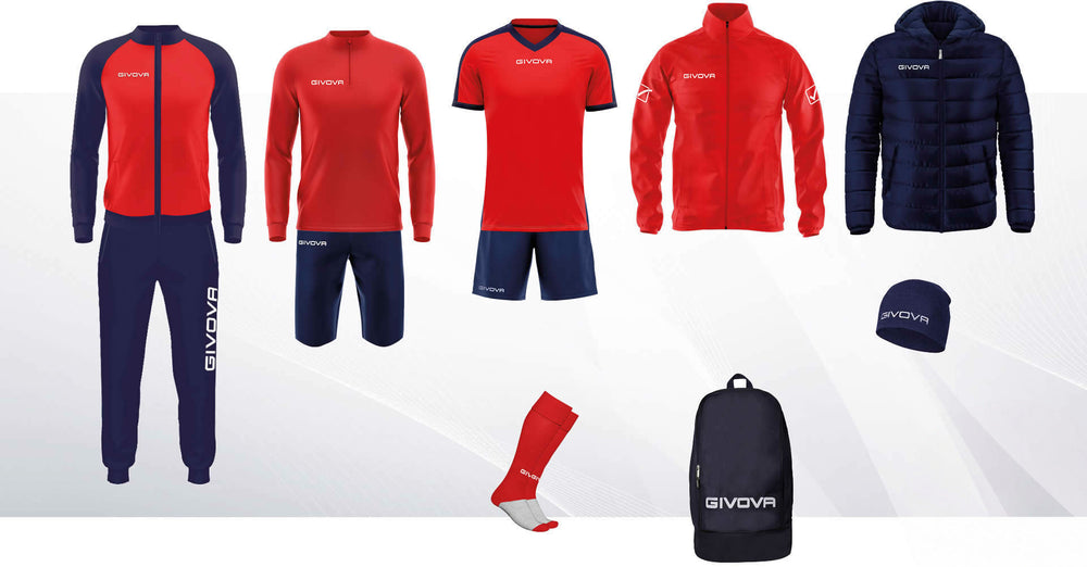 Box Cuba - Rosso/Blu Givova
