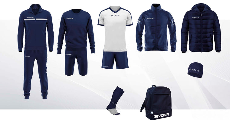 Box One Blu/Bianco composizione C