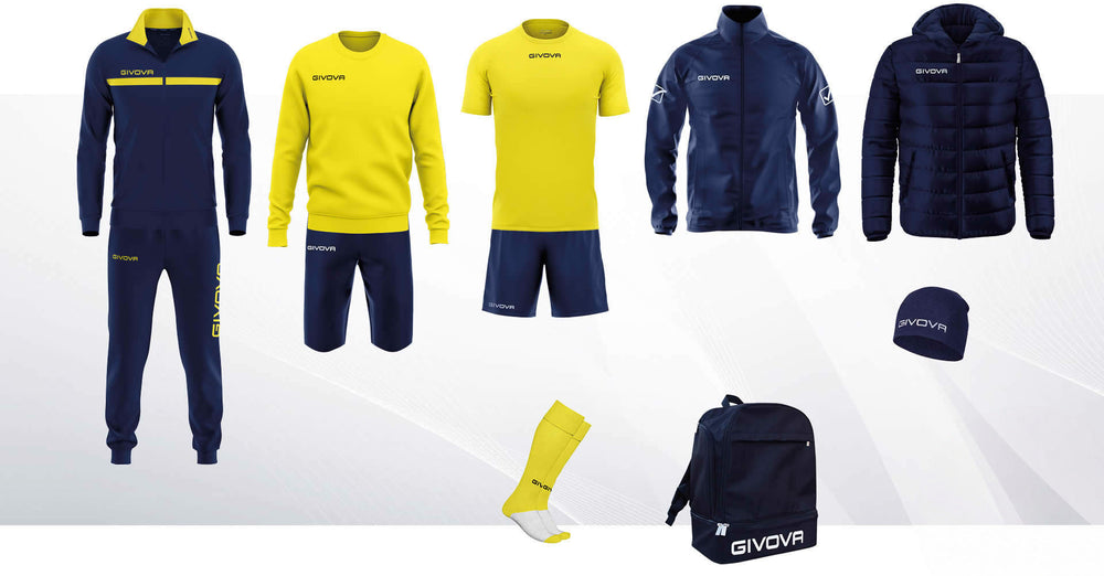 Box One - Giallo/Blu Givova