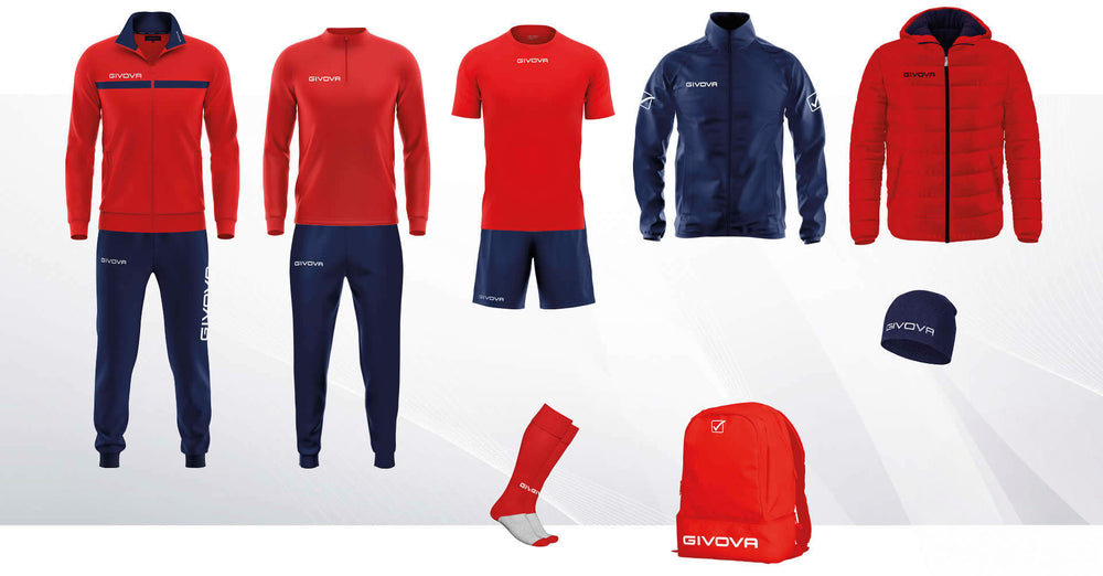 Box One - Rosso/Blu Givova