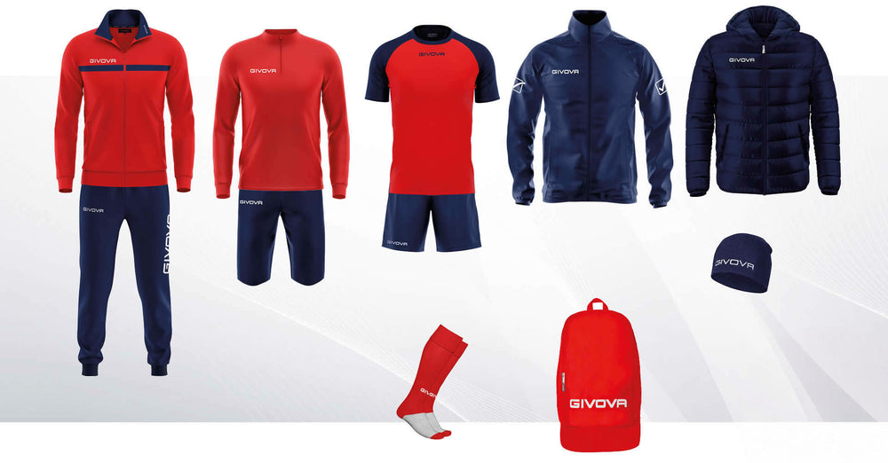 Box One - Rosso/Blu Givova