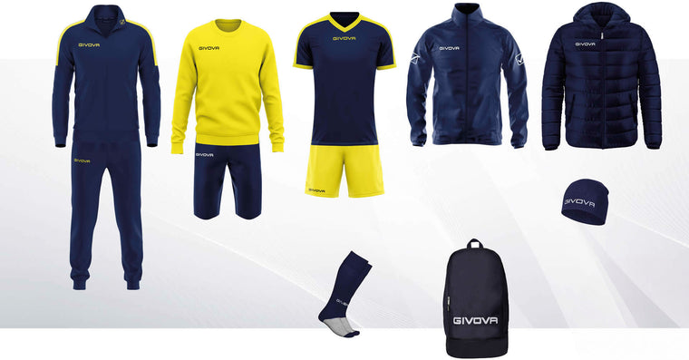 Box Revolution Giallo/Blu composizione D