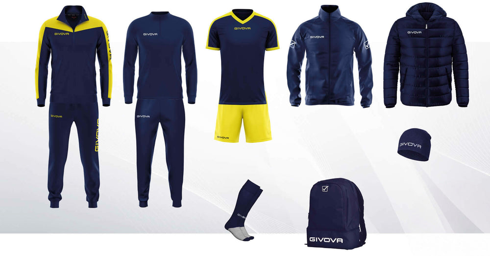 Box Roma - Giallo/Blu Givova