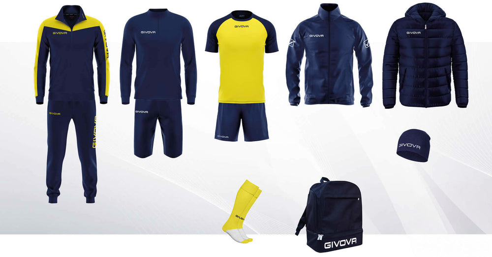 Box Roma - Giallo/Blu Givova