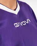 Maglia Givova Shirt Revolution Interlock - VIOLA/BIANCO