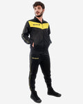 Tuta Givova Banda Visa Triacetato nero/giallo — tuta da rappresentanza per squadra