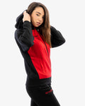 Tuta Givova Super King Felpa - ROSSO/NERO