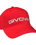 Cappellino Givova Con Visiera rosso — cappellino sportivo con visiera