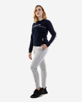 Tuta Givova Donna 100 G/Collo con Banda in Felpa blu/grigio chiaro — tuta sportiva donna