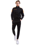 Tuta Givova Revolution Fluo nera con inserti arancio fluo ad alta visibilità