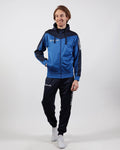 Tuta Givova Roma con Cappuccio Polarfleece azzurro/blu — tuta in pile per il dopo allenamento