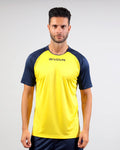 Maglia Givova Capo Interlock giallo/blu — maglia da gara e allenamento calcio