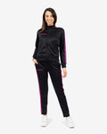 Tuta Givova Revolution Summer Donna nero/fuxia — tuta sportiva donna