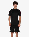 T-Shirt Givova Poly Band - NERO/FUXIA FLUO
