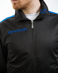 Tuta Givova Revolution Triacetato - NERO/AZZURRO