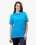 Polo Givova Cotone Piquet Summer azzurro — polo sportiva per allenamento e tempo libero