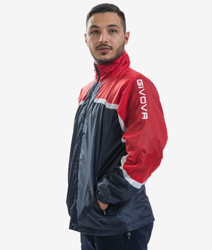 GIVOVA RAIN JACKET CON MESH ASIA Givova Giacche e Giubbotti Planet Sport Italia