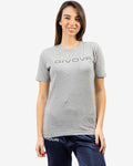 T-shirt Givova Cotone Spot grigio melange in cotone girocollo