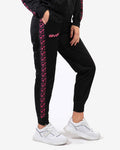 Pantalone Givova Tricot Band - NERO/FUXIA FLUO