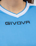 Maglia Givova Shirt Revolution Interlock - CELESTE/BIANCO