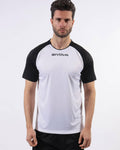 Maglia Givova Capo Interlock bianco/nero — maglia da gara e allenamento calcio bambino