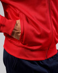Giacca Givova Polarfleece Mono 500 - ROSSO