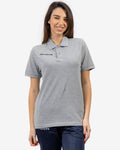 Polo Givova Cotone Piquet Summer grigio melange chiaro — polo sportiva per allenamento e tempo libero